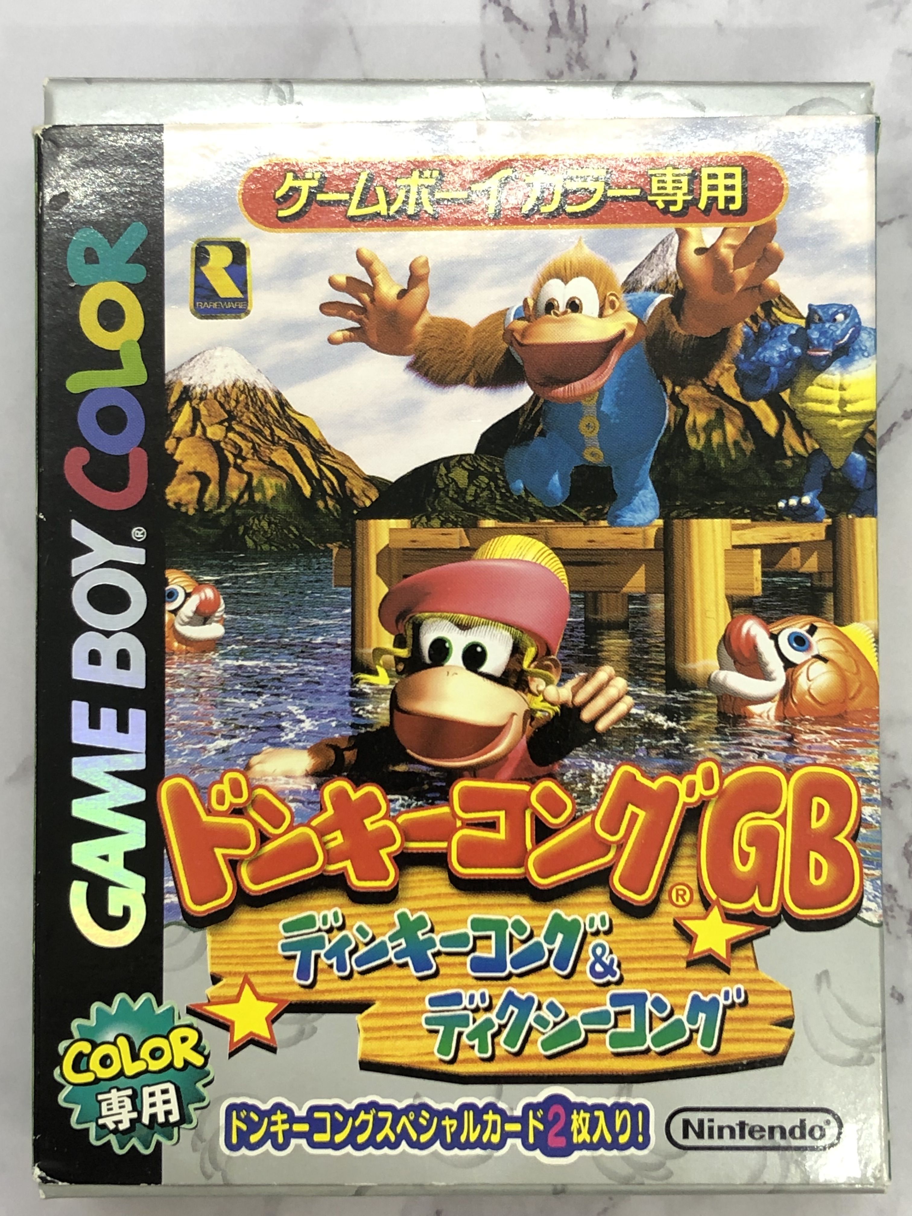 GBC 동키콩 GB 딩키콩 & 딕시콩 /곽팩 /Donkey Kong /모든 구성품 포함 : 죠니의 기묘한 취미