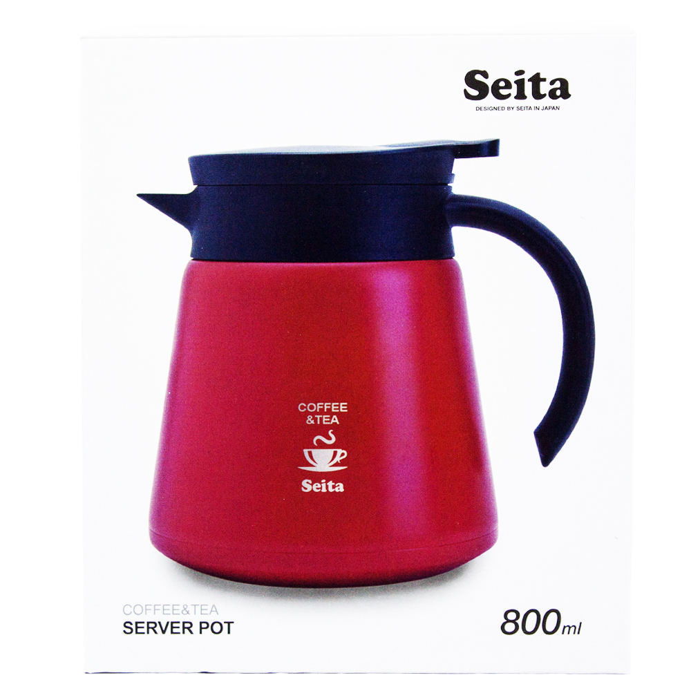세이타 커피 앤 티 서버 포트 800ml-레드 : 도깨비하우스