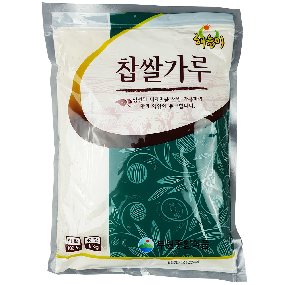 찹쌀가루 1kg 국산100% : 푸드토스