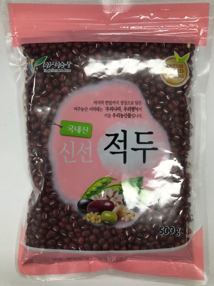(주)여주농산 국내산 신선잡곡 적두 500g : 주식회사 여주농산