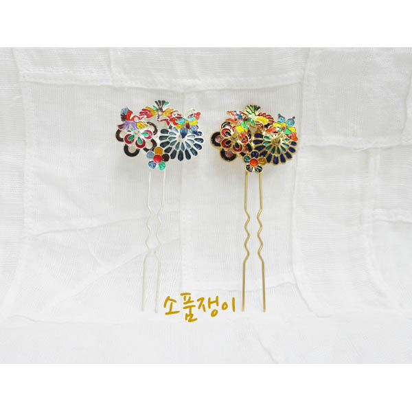 뒤꽂이7,머리꽂이,폐백비녀,전통한복비녀,폐백의상,폐백옷,전통혼례의상,전통혼례복,소품 : 소품쟁이자수표구