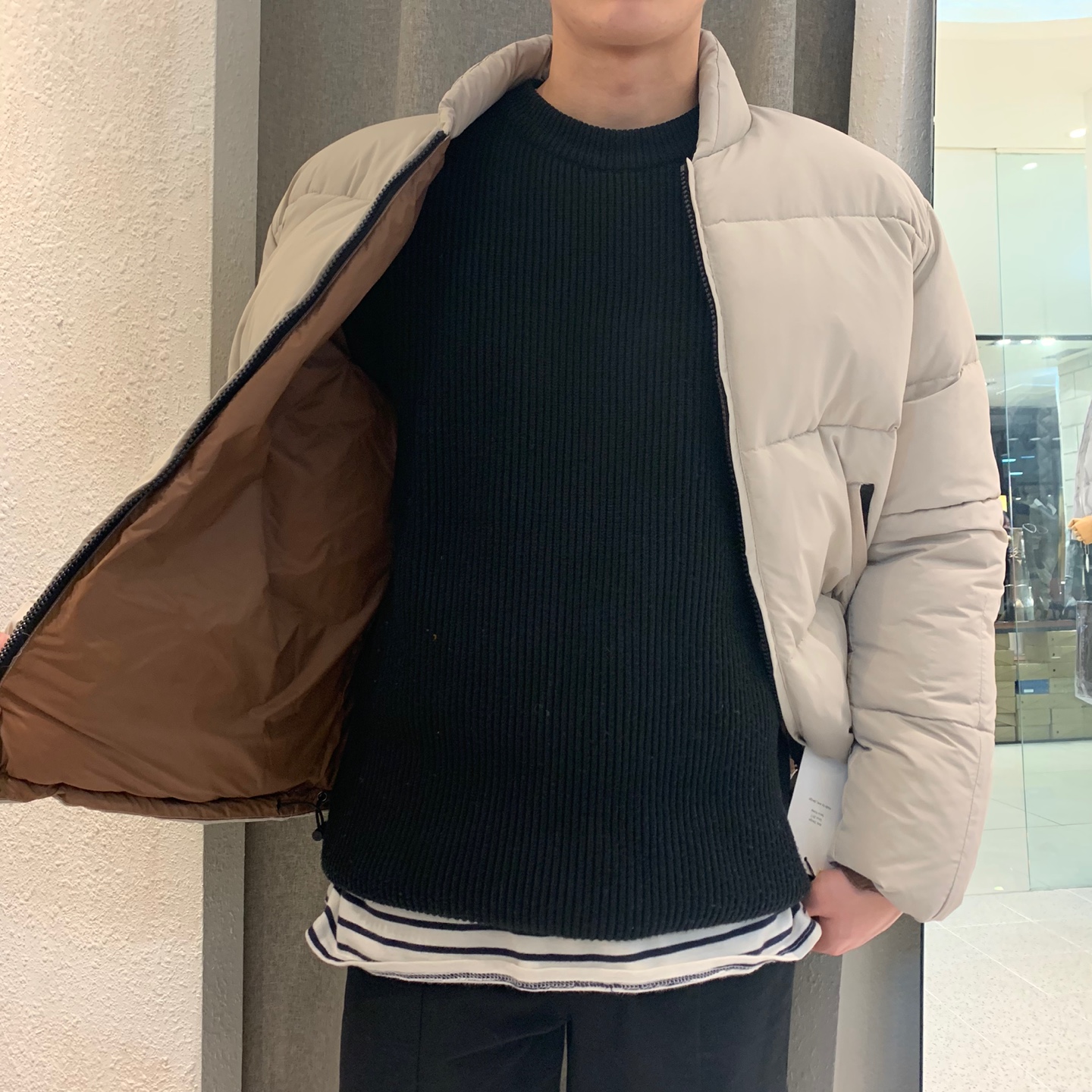 타닉 덕다운 패딩 : 행달