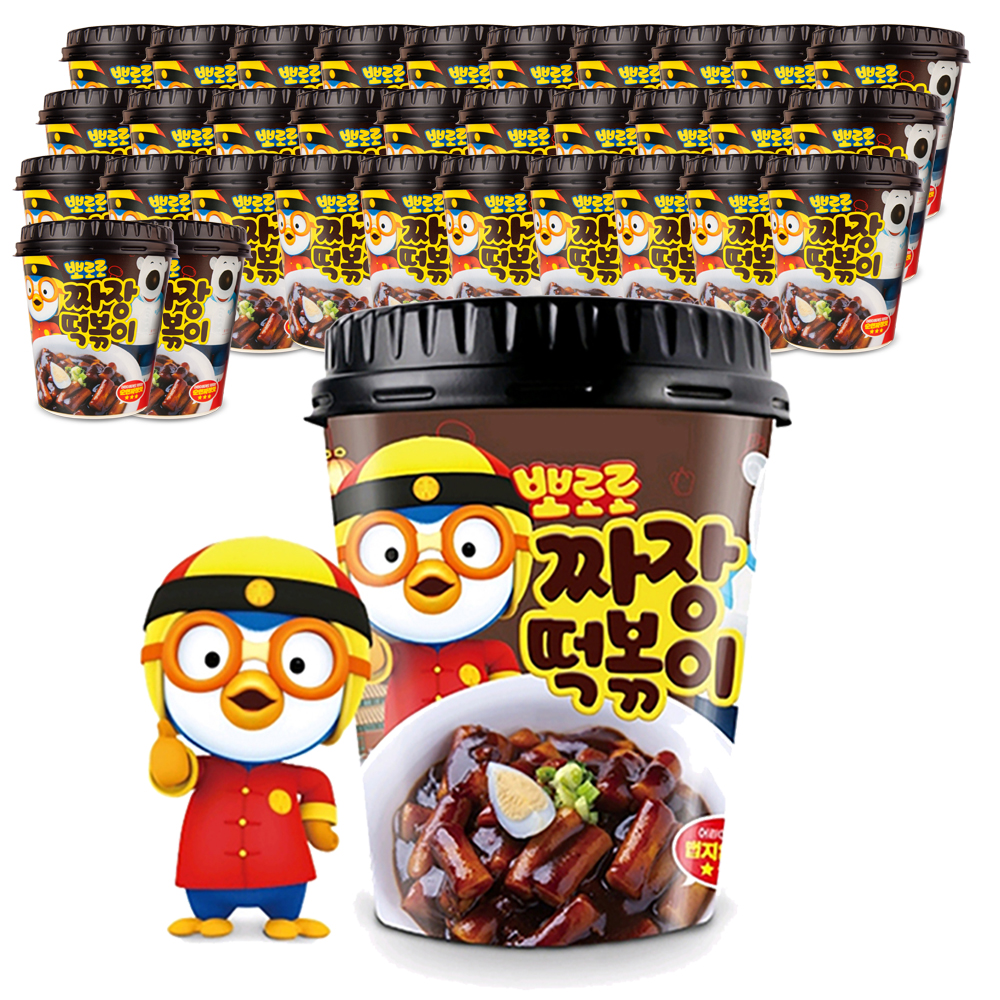 뽀로로 짜장떡복이 (110g 32개입) : 카페모어커피