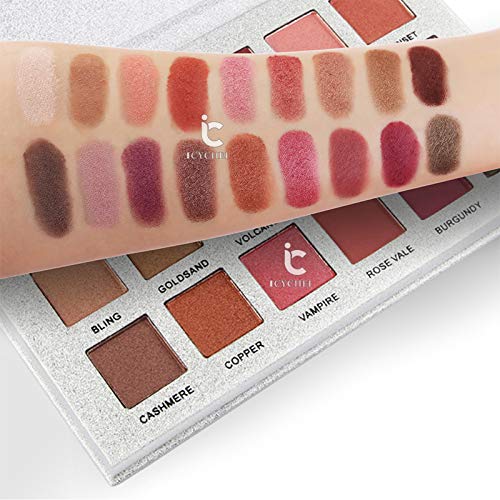ICYCHEER Pigmented Matte and Shimmer 18 Colors Chunky Eyeshadow Palette Pop Colors Blendable Eye Sha : shoppingUSA - 네이버쇼핑