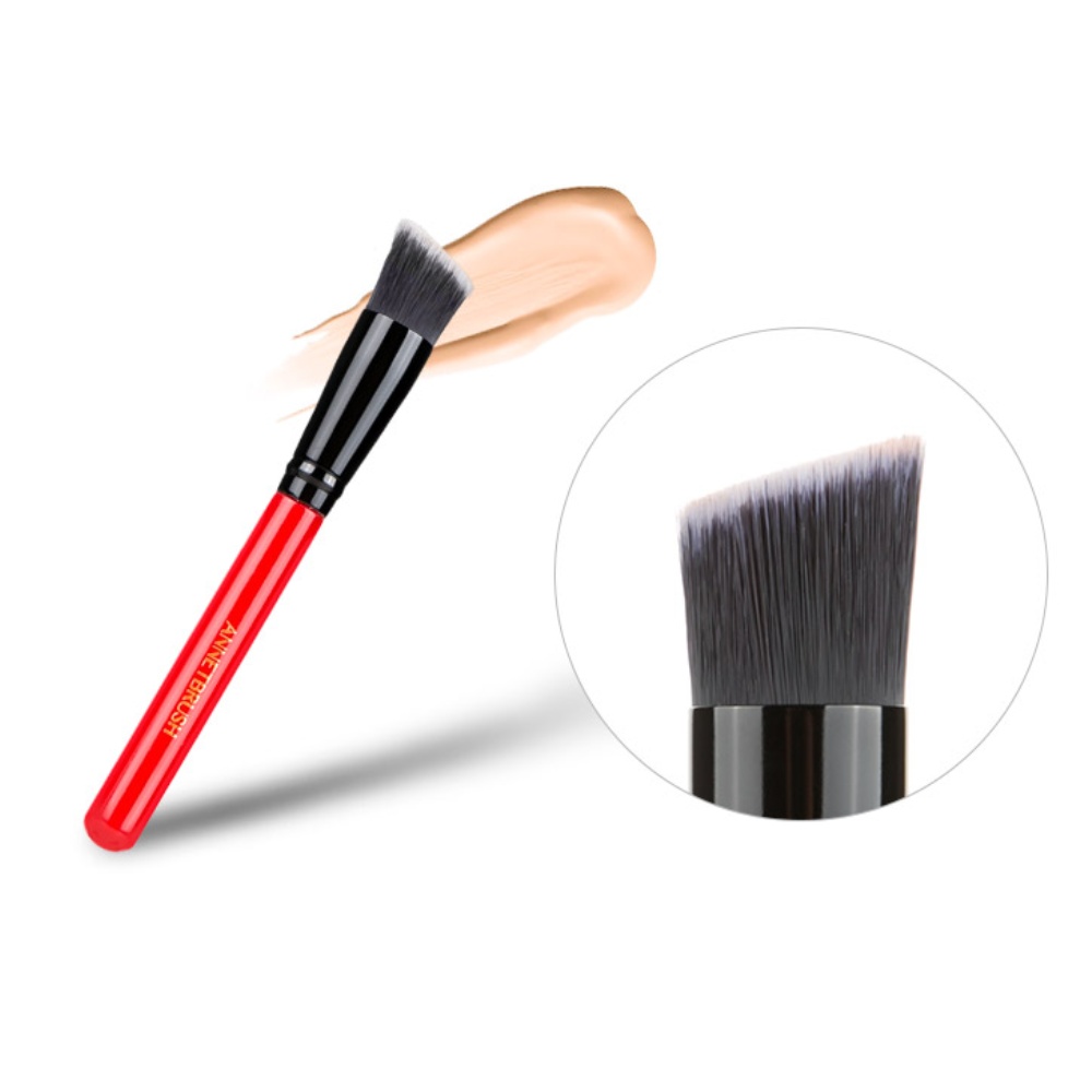 아넷브러쉬 RED06 스틱투스킨 파운데이션 브러쉬 : ANNETBRUSH