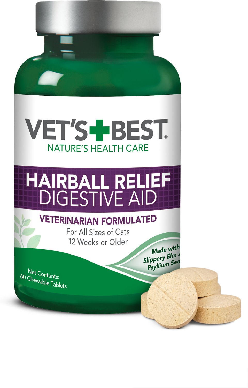 베츠베스트 헤어볼 릴리프 미국 180정 vets Best Hairball 고양이 헤어볼 관리 : 호두콩토리