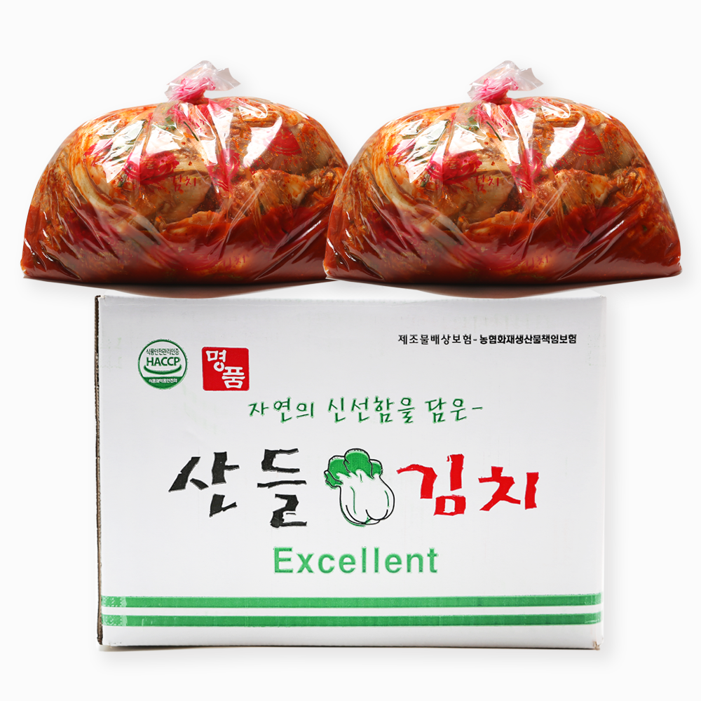 산들김치 10kg 2개 총20kg : 농민식자재