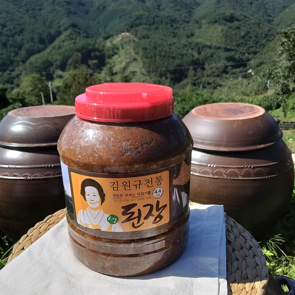 [지리산 8남매] 된장 4.4kg 국산 재래식 전통 집된장 김원규 된장 : 지리산8남매