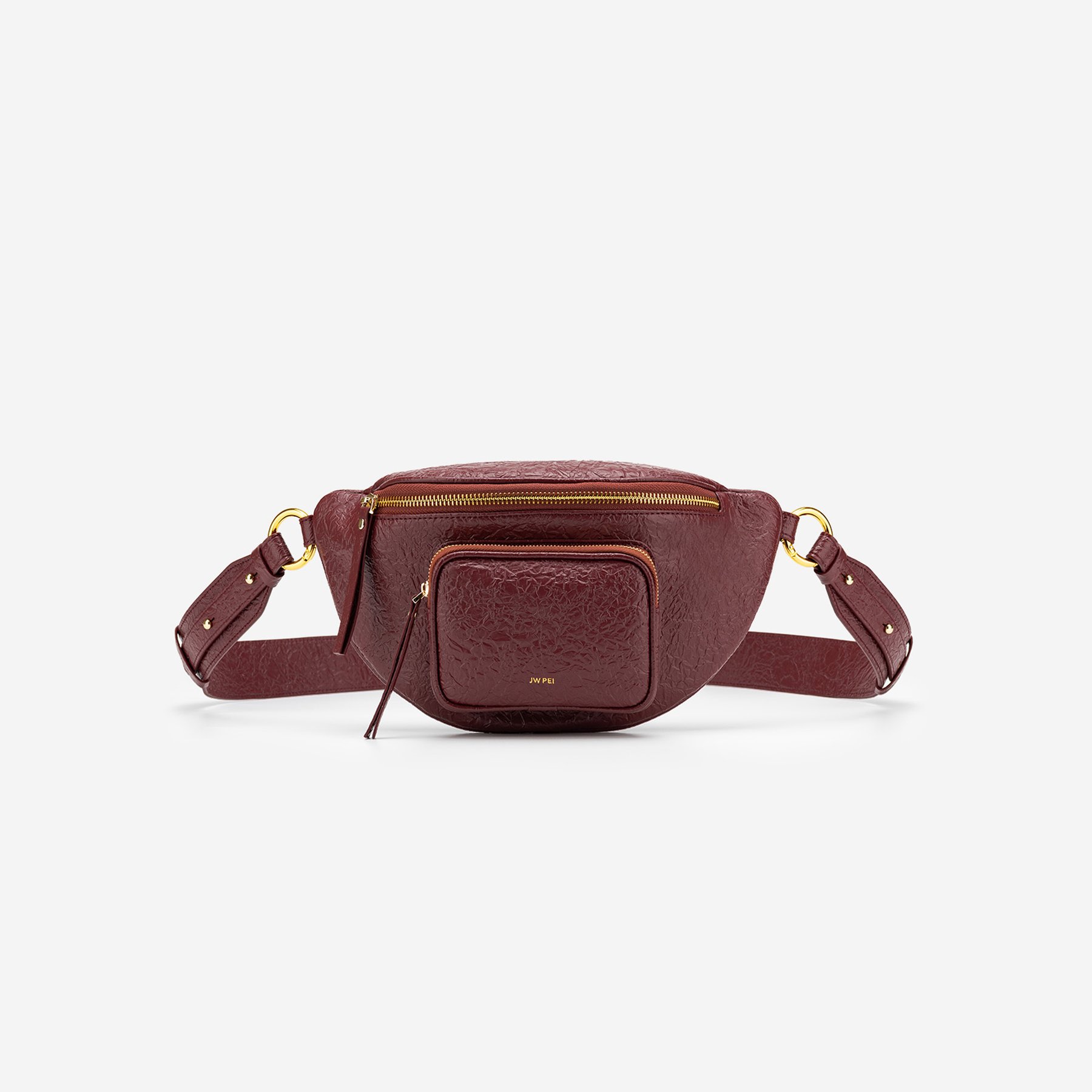 FRIDAY BY JW PEI 벨트백 브라운 힙색 Poppy Beltpack - Burgundy : 쇼잼