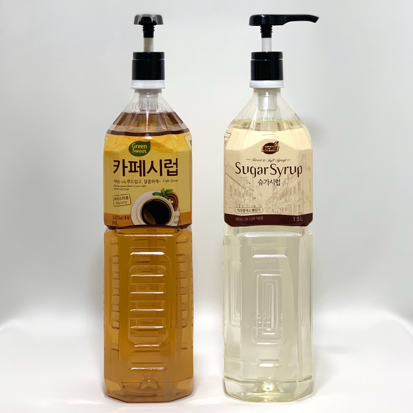 대상카페시럽 1.5L 커피설탕시럽 슈가+카페행주 : 커피몬스터