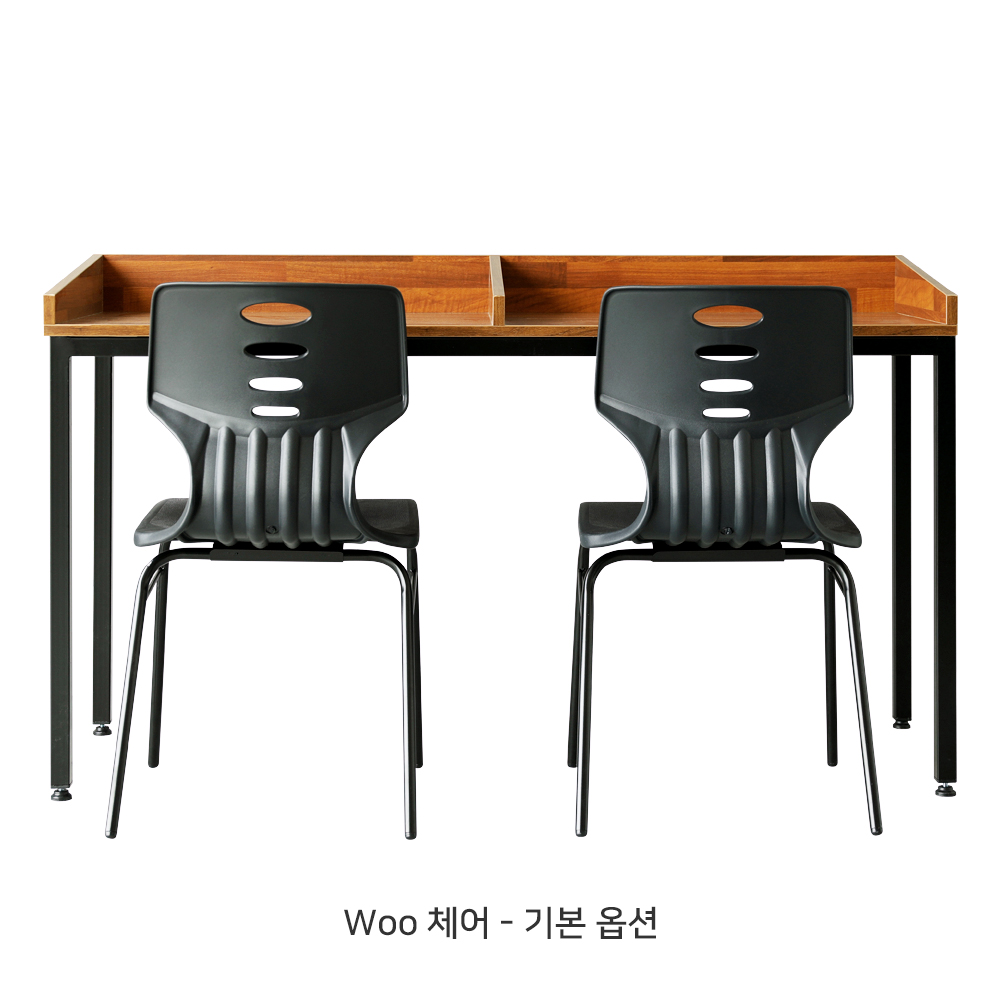 이쁘고 튼튼한 스터디카페테이블 세트 (2인) : 가꿈