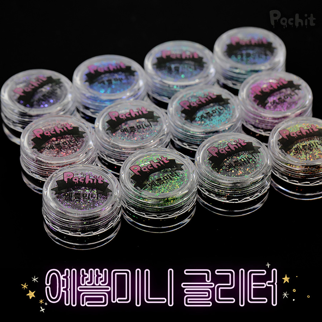 포칫네일 예쁨미니 네일 아트 글리터 12종 세트 : 사라센