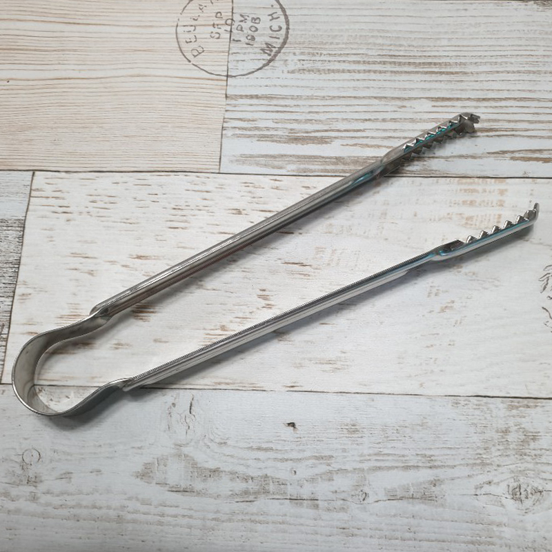 소(총길이14cm) 천성 스테인레스 집게 꽃잎 뷔페 얼음 샐러드 서빙 다용도 집게 : 소문난식당