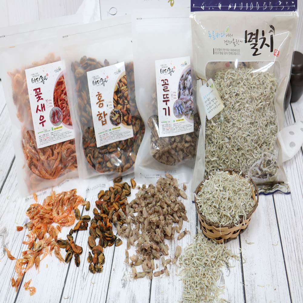 완도 은빛1호멸치선물세트 건어물세트 명절선물 볶음멸치500g2 대멸치500g1 : 완도총각네수산물