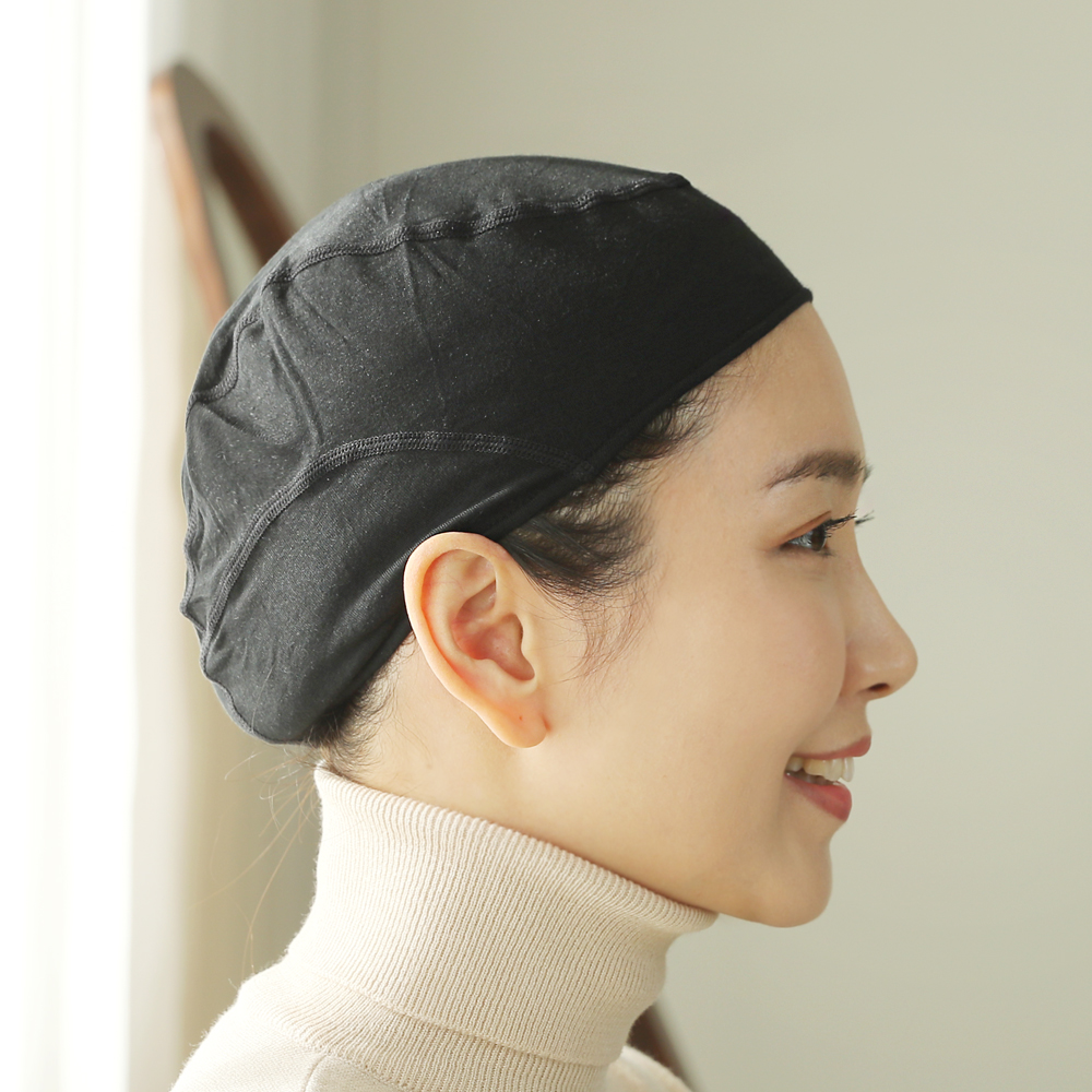 언더캡 탈모기능성 이너 탈모이너 가발이너 두피보호 수면모자 암환자탈모 : 박승철위그스투디오