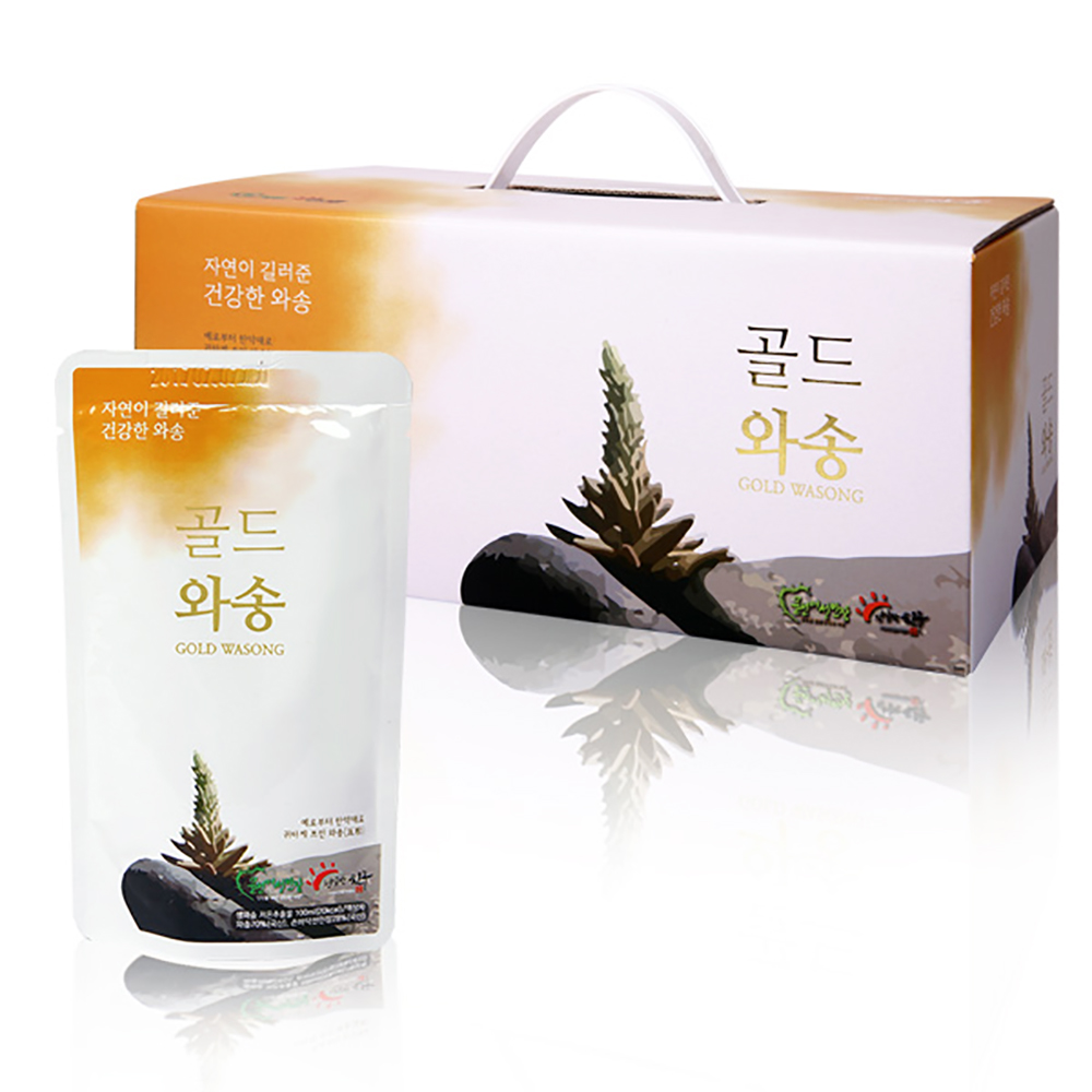 와송 국내산 즙 추출 액 엑기스 100mlx30포 : 감탄창고