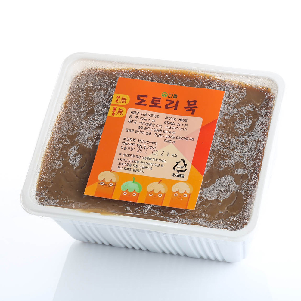 도토리묵/올방개묵 800g : 친환경팔도