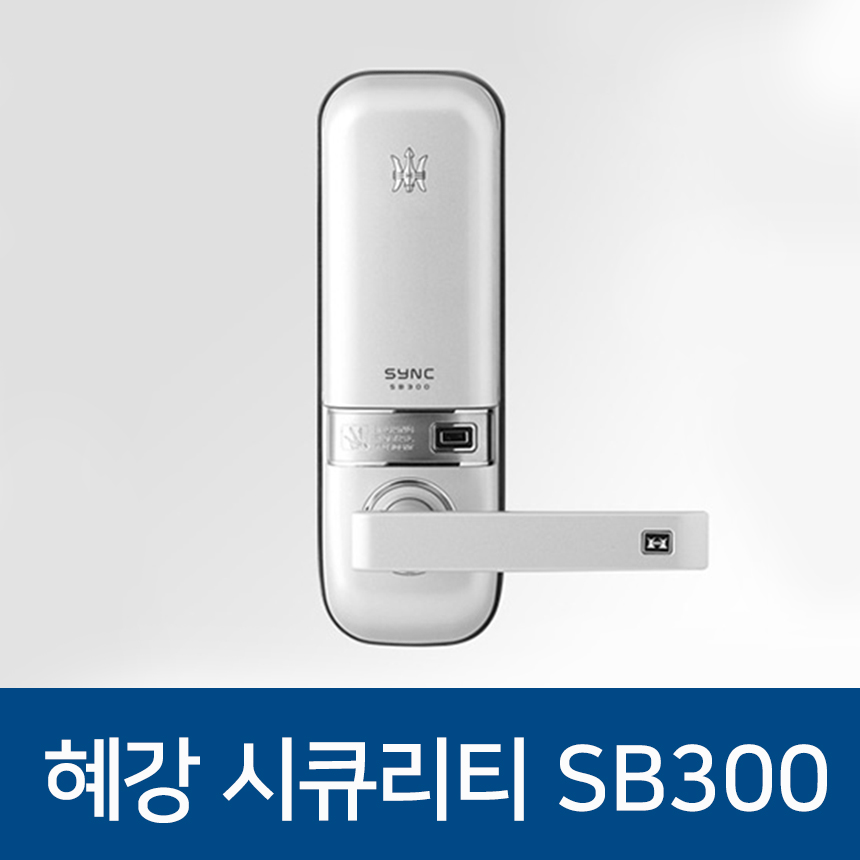 혜강 시큐리티 버튼식 손잡이형 주키 번호키 비밀번호키 도어록 디지털도어락 솔리티도어록 SB-300 : 도어킹