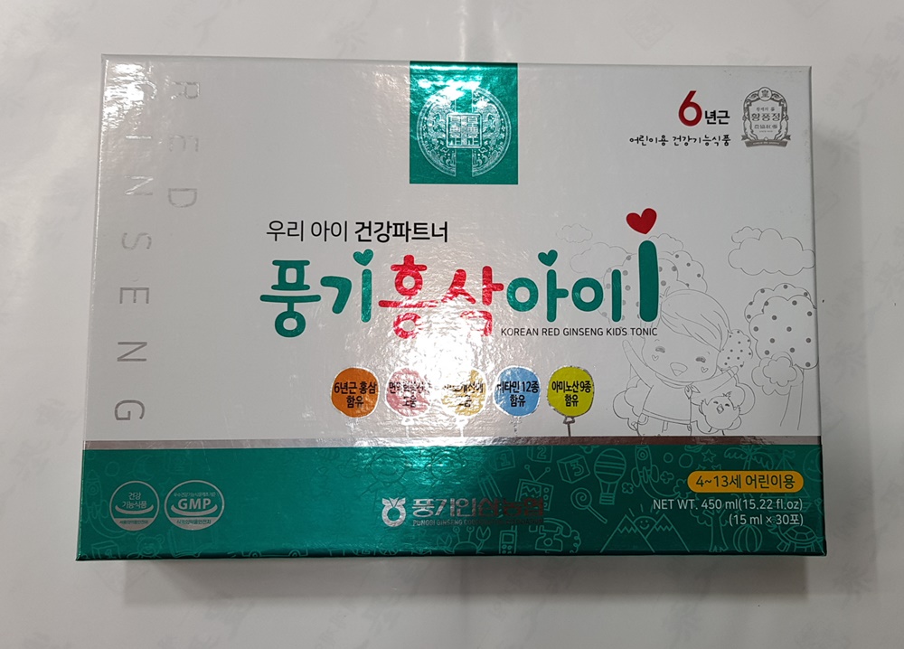 풍기인삼농협 황풍정 풍기홍삼아이 어린이홍삼 10mlx30포 : 풍기천예인