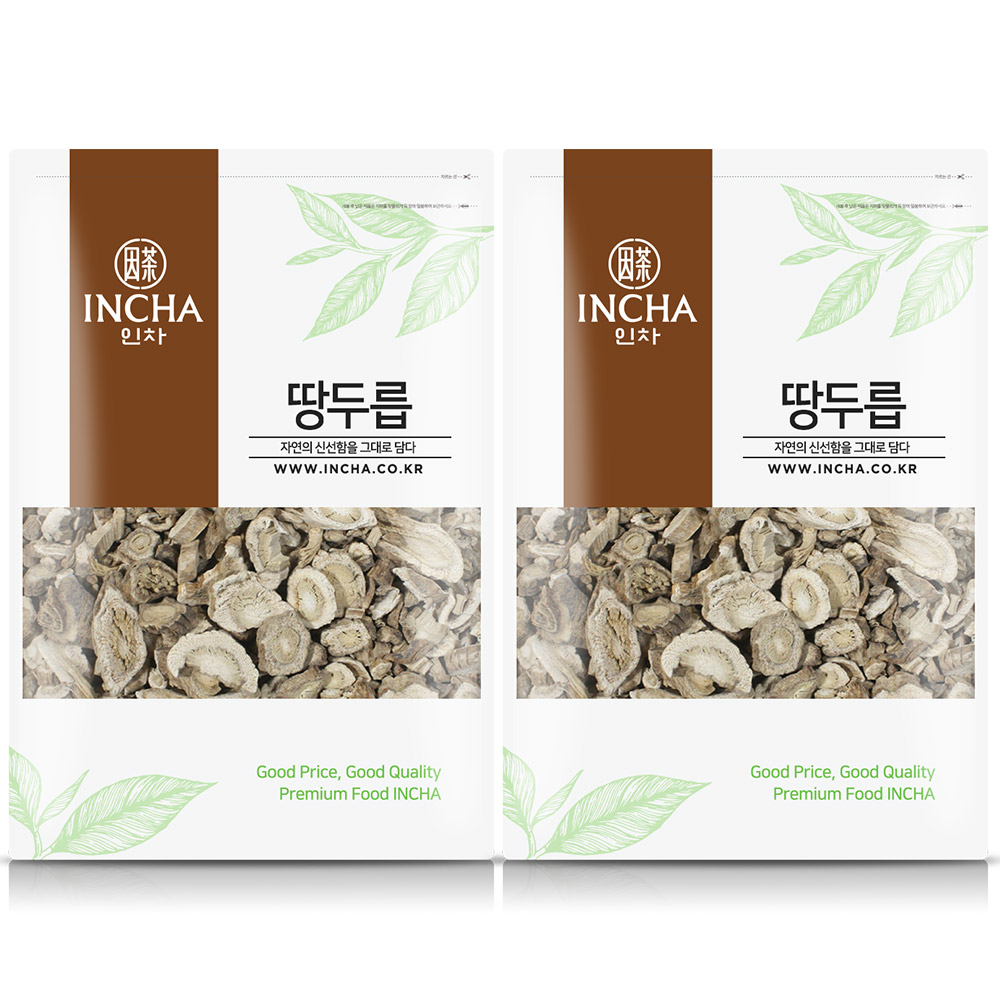 인차 국내산 독활 땅두릅 뿌리 독활차 600g (300g x 2팩) : 인차