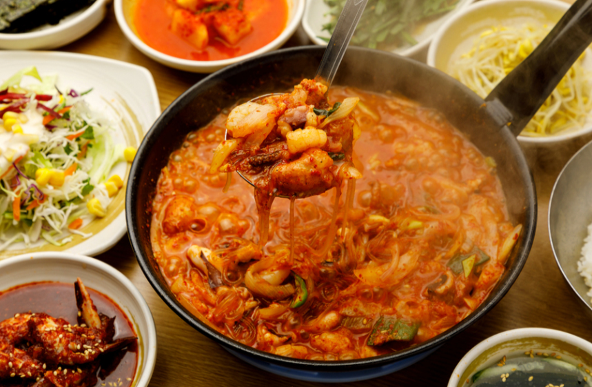 부산 원조 낙곱새 대용량 1200g 밀키티 캠핑 박기모조방낙지 3인분 : 조방낙지