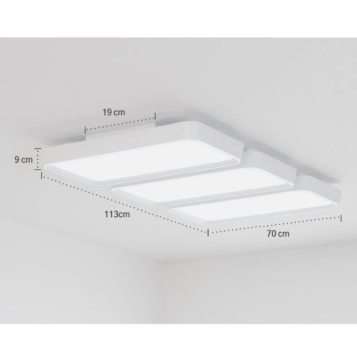 LED 플렛 인테리어 거실등 150W : 데코빔