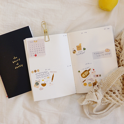 [슈아뜰리에 테마별 빵&디저트 Bread Sweets] 다꾸스티커 빈티지인스suatelier : IDEABRIDGE