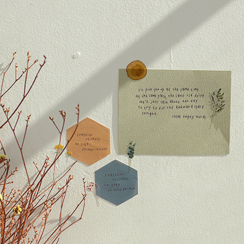 [슈아뜰리에 테마별 꽃가드닝 garden] 꽃스티커 다꾸스티커 빈티지인스 suatelier : IDEABRIDGE