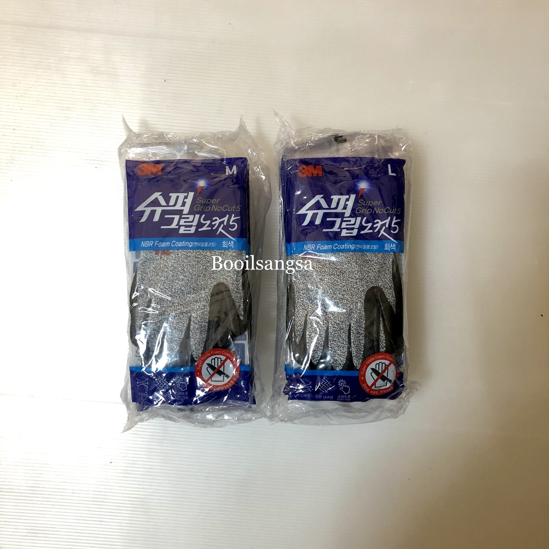 3M 슈퍼그립 노컷5  베임방지 장갑 1켤레 : 부일상사