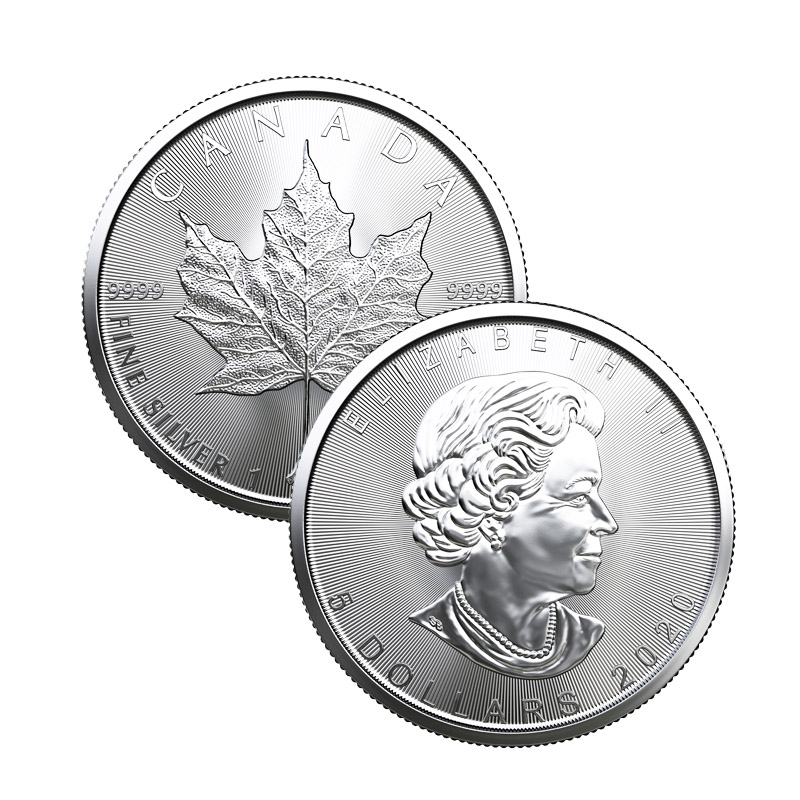 2025 캐나다 메이플리프 은화 31.1g (1트로이온스, 약 8.33돈) 실버 코인 (Canadian Maple Leaf Silver Coin) : ALE EXCHANGE