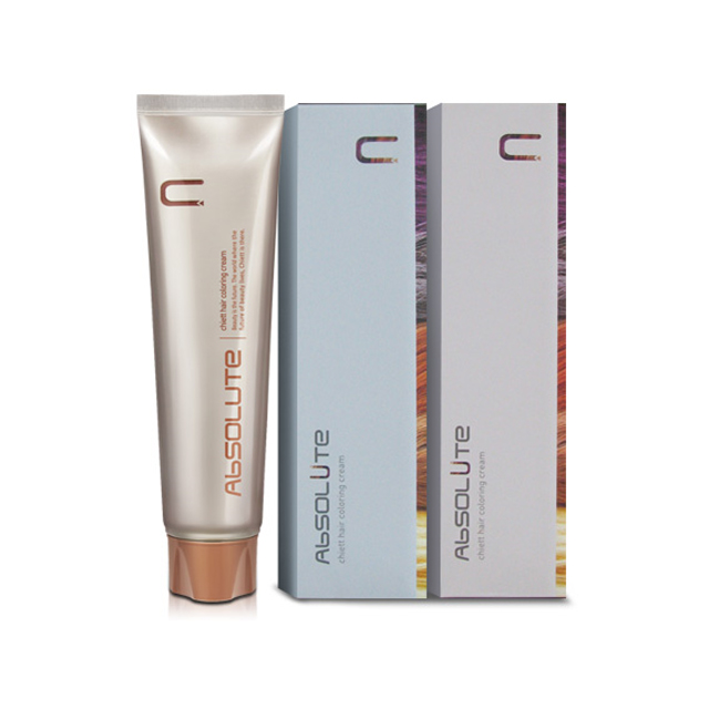 (유통기한)에비뉴 쉬에뜨 앱솔루트 헤어 컬러링 크림 120g+산화제120ml 염색약 : 에픽아크