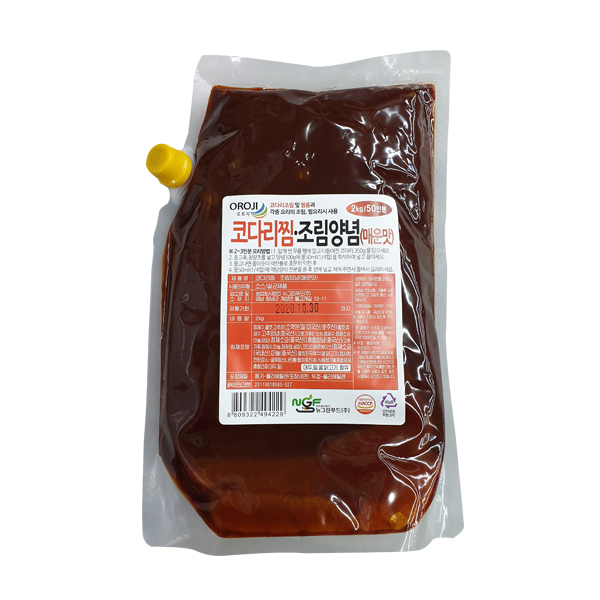 뉴그린푸드 코다리찜 조림양념 매운맛, 순한맛/ 2kg : 통큰식자재마트