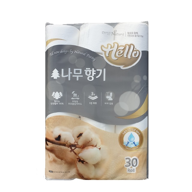 그랜드 나무향기 3겹데코 30롤 30m : 다원물류