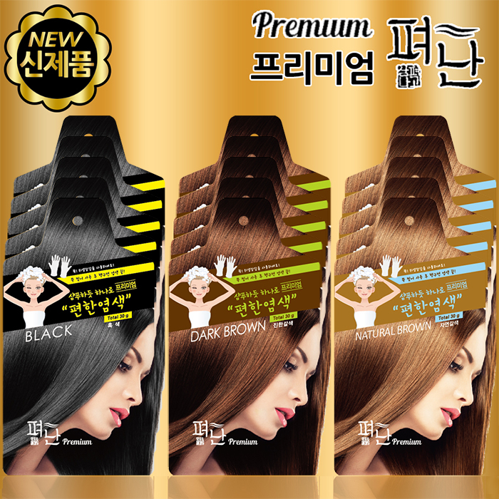 펴난 5분 스피드 헤어컬러 30g  5묶음 새치커버 : 스마트리빙