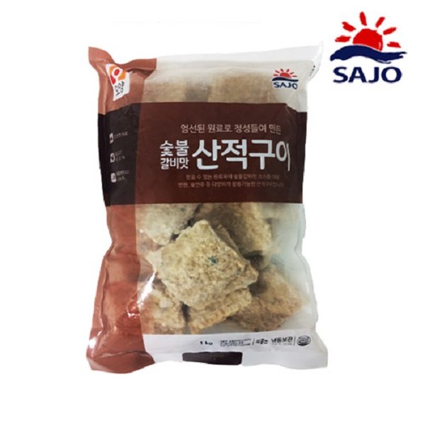 사조오양 숯불갈비맛 산적구이1kg 반찬 동그랑땡 해물완자 오색전 : 티마트