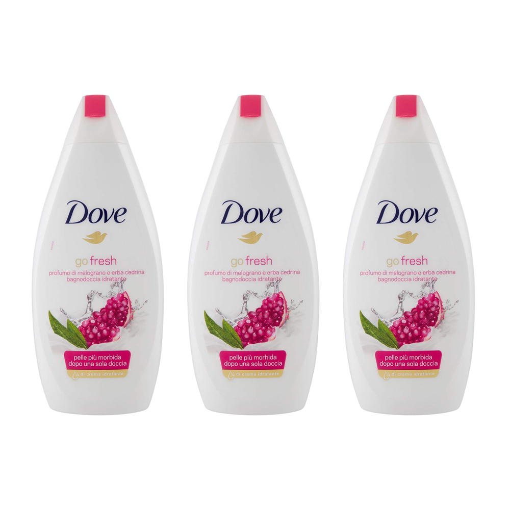 도브 고프레시 리바디브 바디워시 석류향 16.9oz(500ml) 3개 : 퍼스트피스