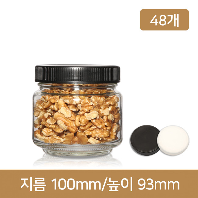 [플라스틱마개][유리병]원형고추장500g(A)-48본(89파이) 48개 : 경진기업