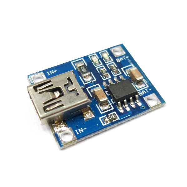 (PP-A115)TP4056 5V 1A 리튬배터리 충전모듈 Mini USB : 동신전자