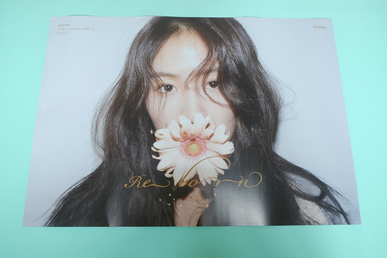 [포스터 1종 +지관통] Soyou 소유 Re:born (1st Solo Album Part.1)  포스터 브로마이드 : 코코뮤직
