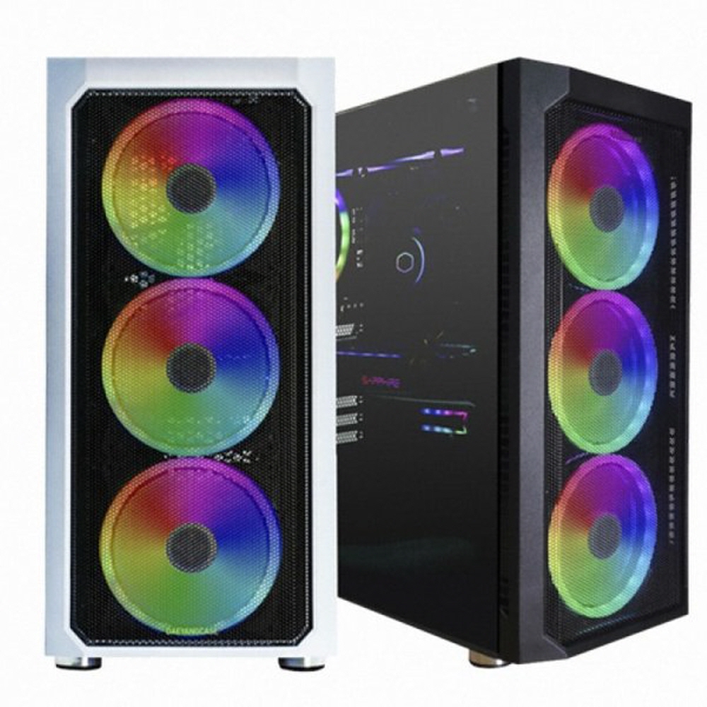 대양케이스 ME NO8 RGB 강화유리 (화이트) / 컴퓨터케이스 : 히트정보