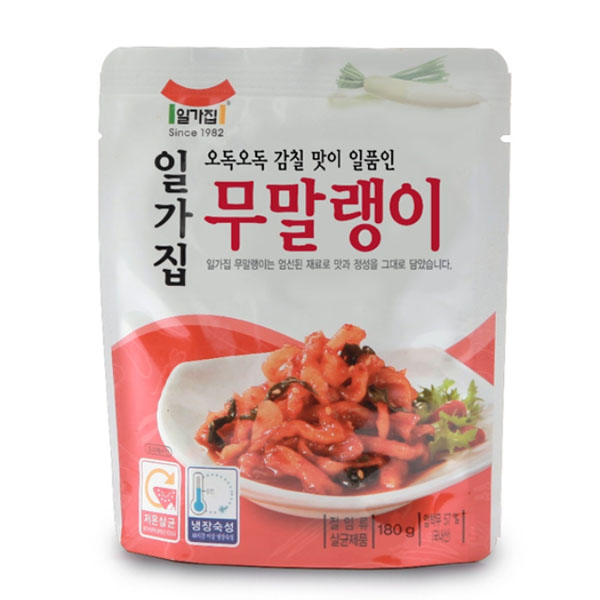 일가집 무말랭이 180g : 푸드뱅크주식회사