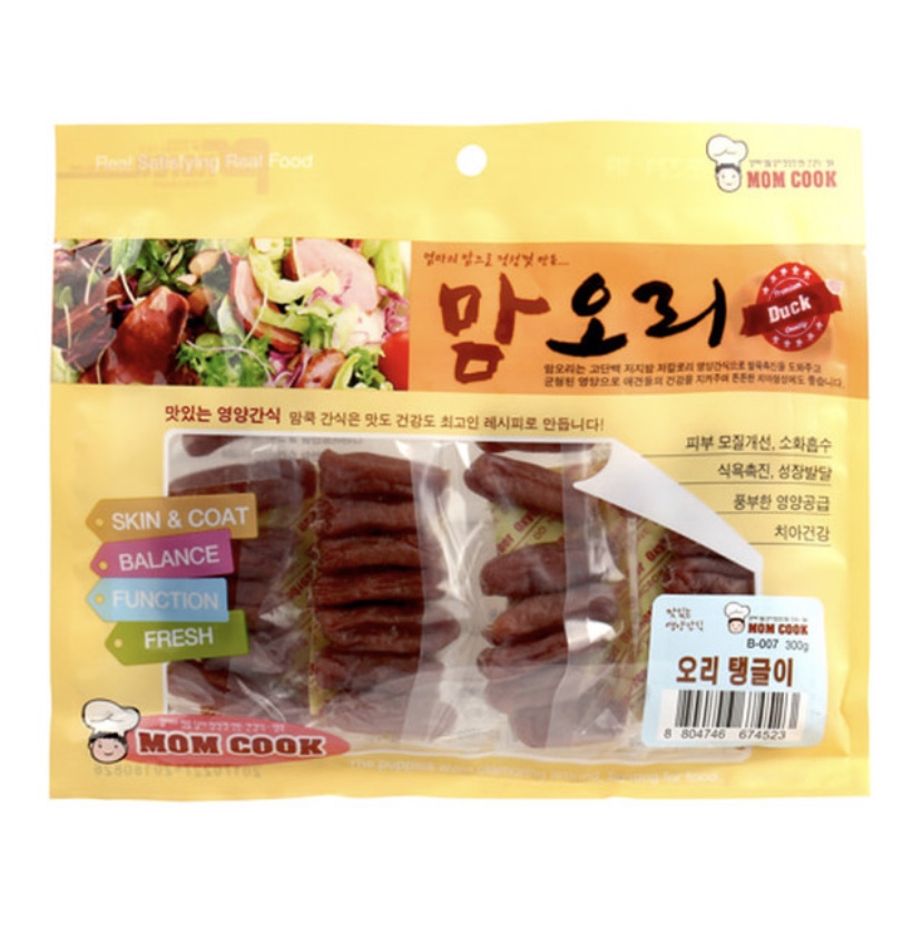 맘쿡 오리영양탱글이 300g : 워리 나비