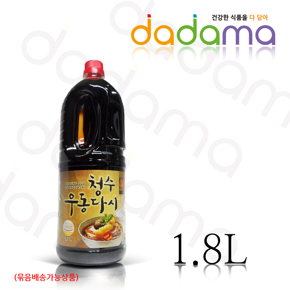 청수 우동다시(1.8L)_청수식품주식회사 : 다다마식자재몰