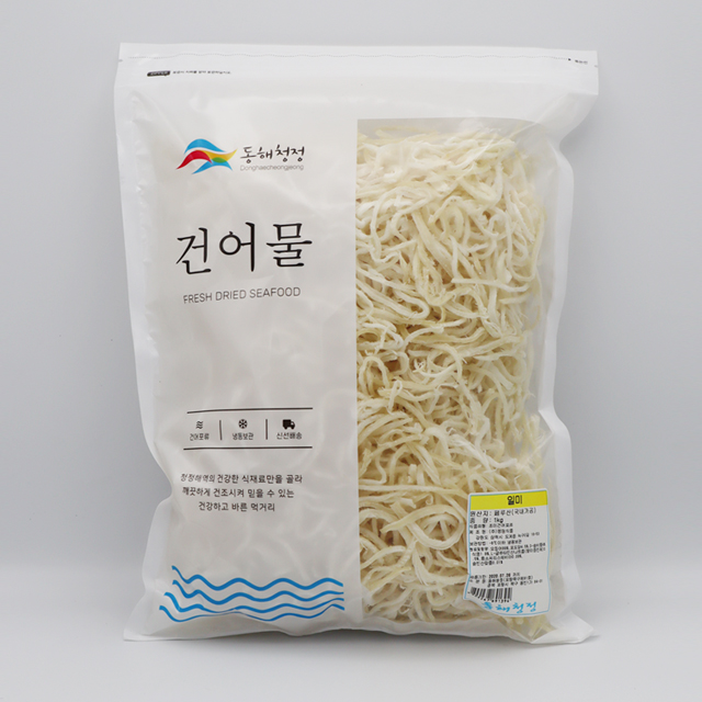 진미채 1kg 오징어채 일미 진미 국내가공 : 동해청정건어물