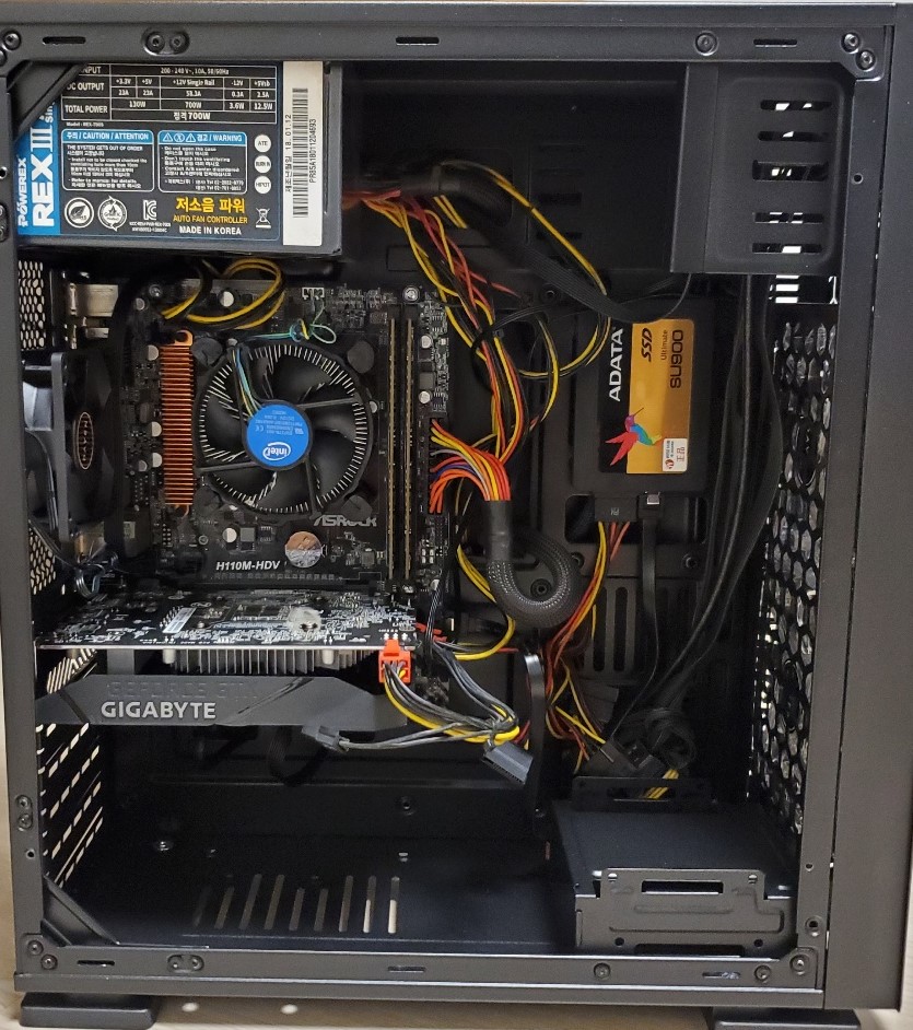 Intel i5 6600 + GTX 1650 Super 조립 컴퓨터 : 컴부해