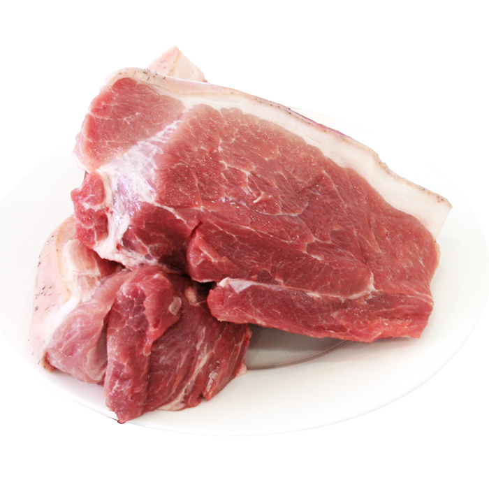 [냉장] 제주 흑돼지 앞다리살 500g - 보쌈용 (고기 두께 덩어리) : 디엠푸드몰 N