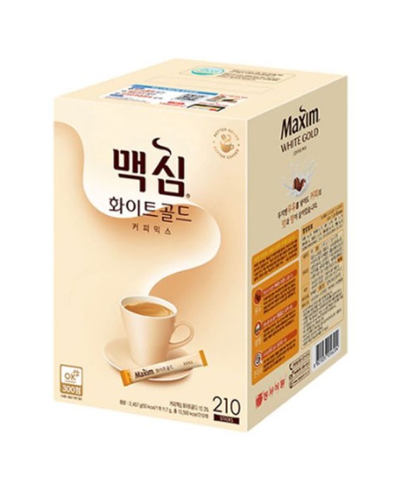 동서식품 맥심 화이트 골드 믹스 210T 연아 커피 : 단골거래처