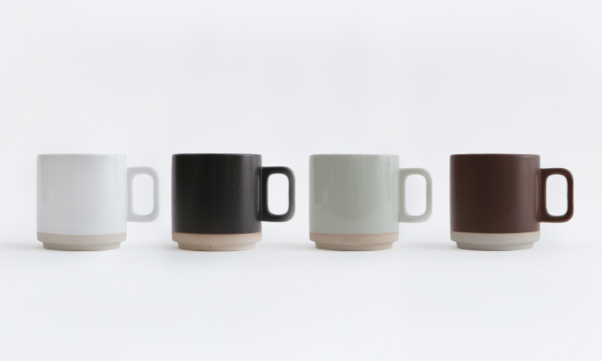 국산 핸드메이드 모래 도자기 카페 머그컵 4 color 300ml : 식탁을 그리다