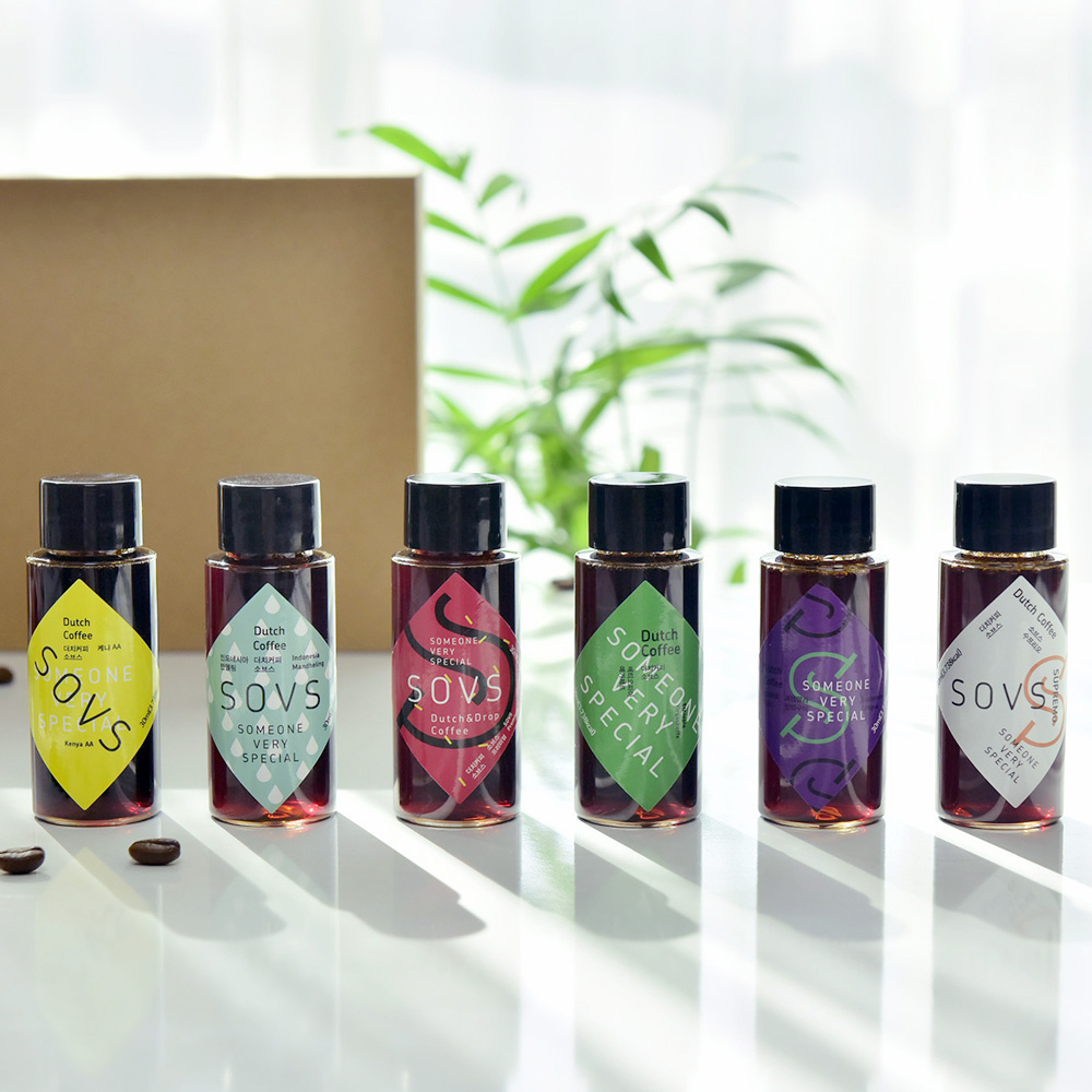 소브스 수제 커피 더치 액상 30ml 6종 답례품 홈카페 콜드브루 원액 : 소브스커피