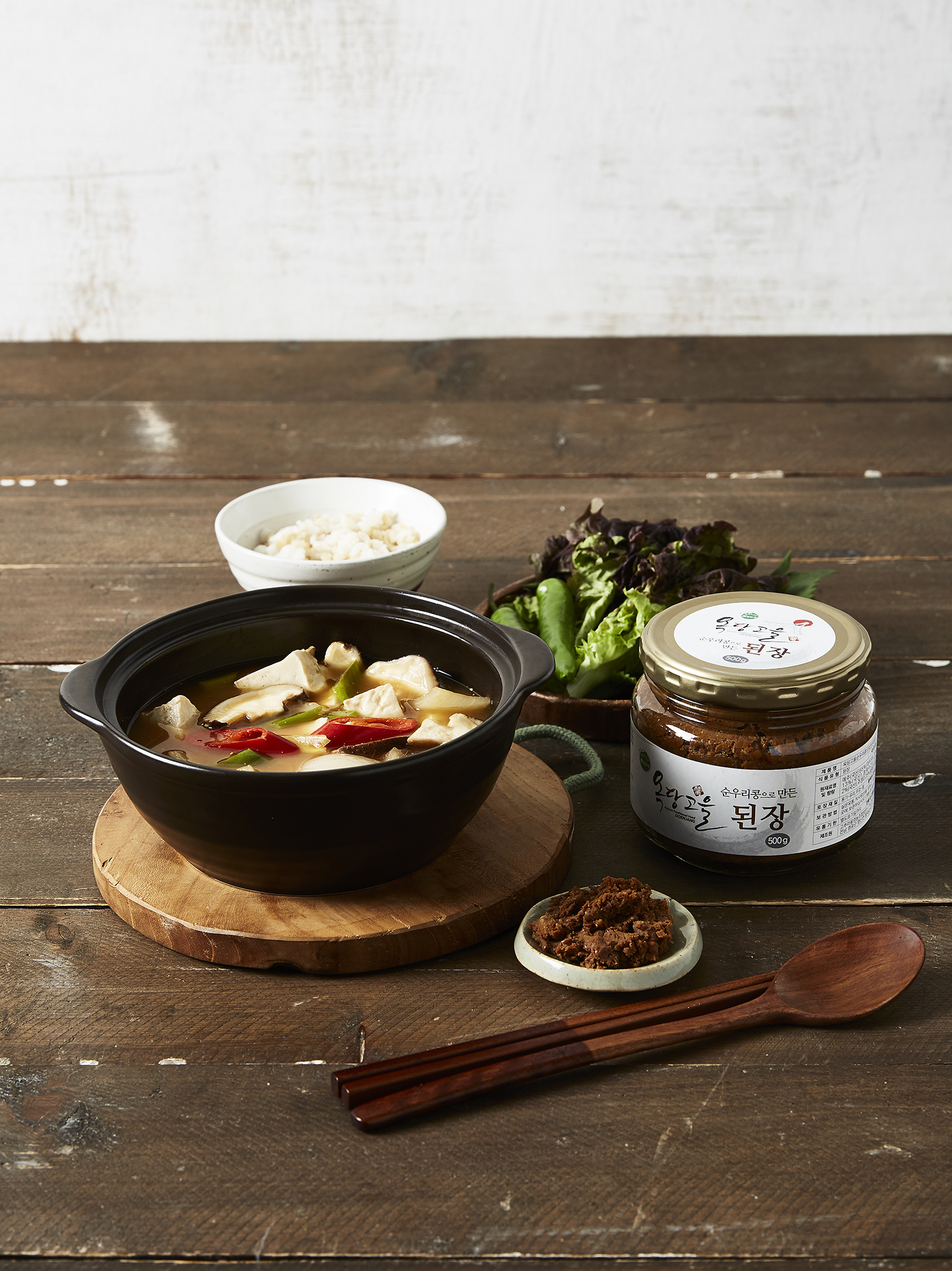 국산 100% 끝 맛이 깔끔한 옥당고을 순우리콩으로 만든 된장 1.5kg : 고추마을 영농조합법인